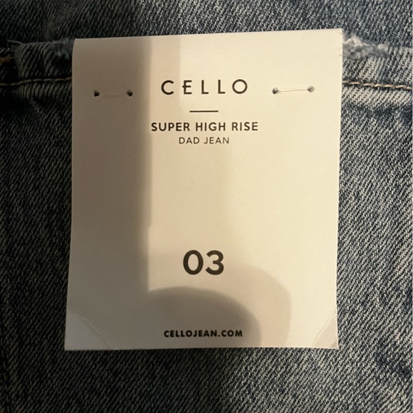 NWT cello dad jeans size 3 - Picture 3 of 7